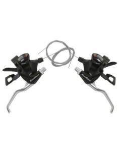 V Brake Trigger Shifter R&L 3x7 Speed STM-406 Black Sun...